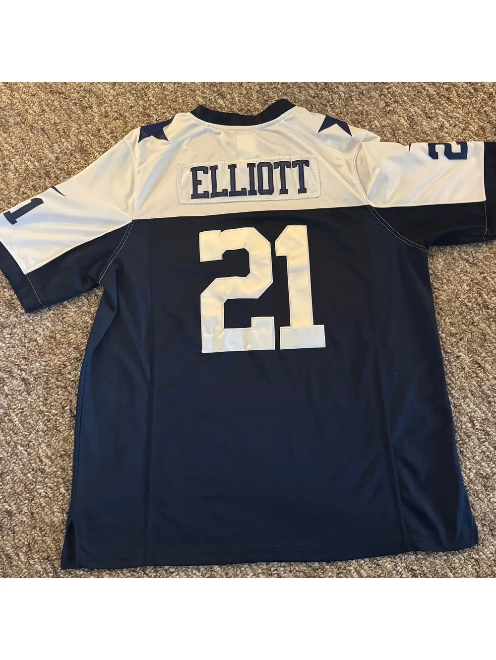 Ezekiel Elliot Dallas Cowboys Nike On Field Jersey Navy Men’s Size XL